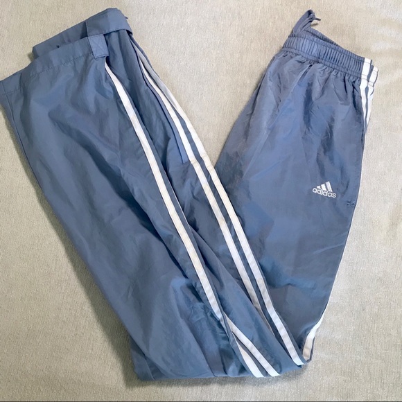 periwinkle adidas pants